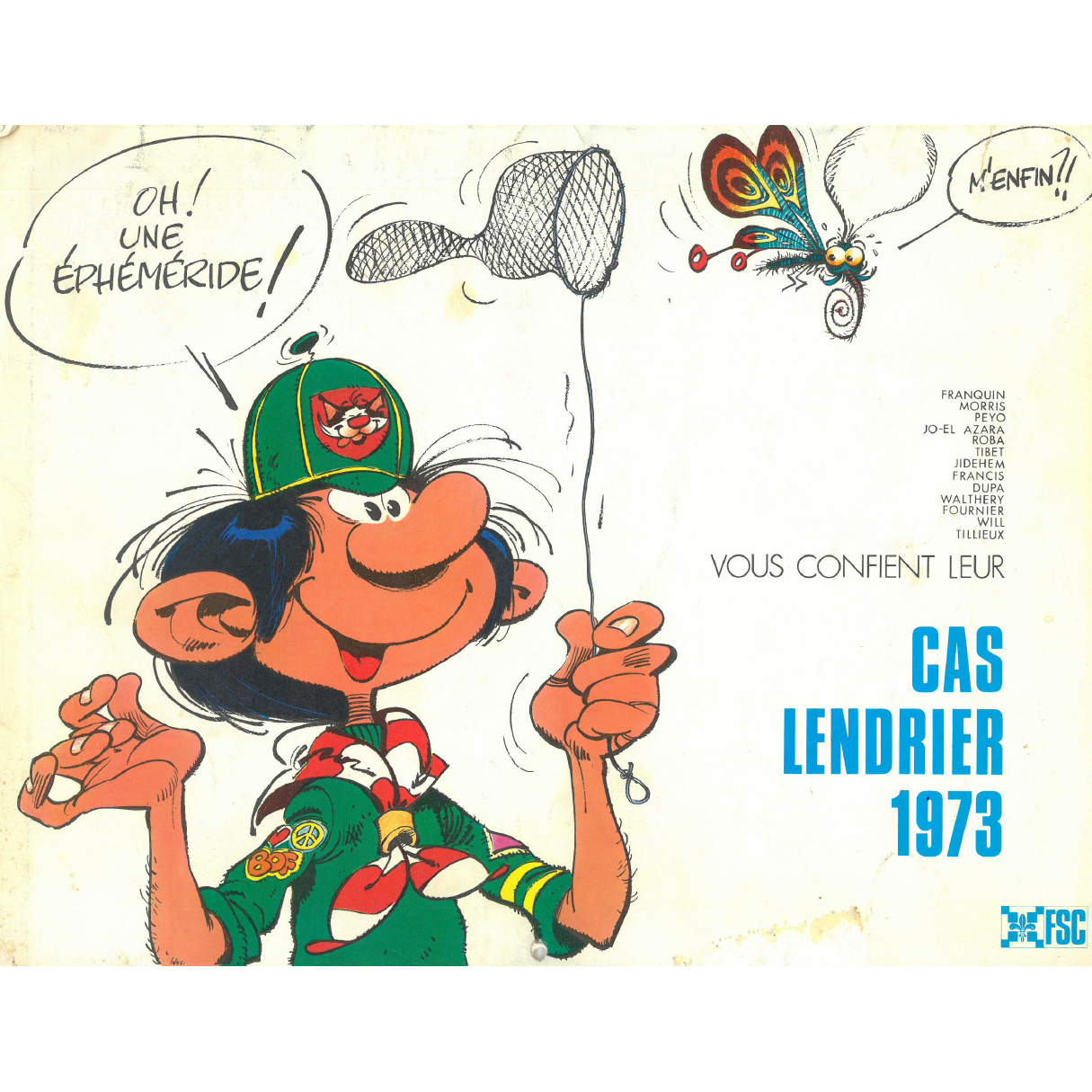 Calendrier scout 1973 [COLLECTOR]