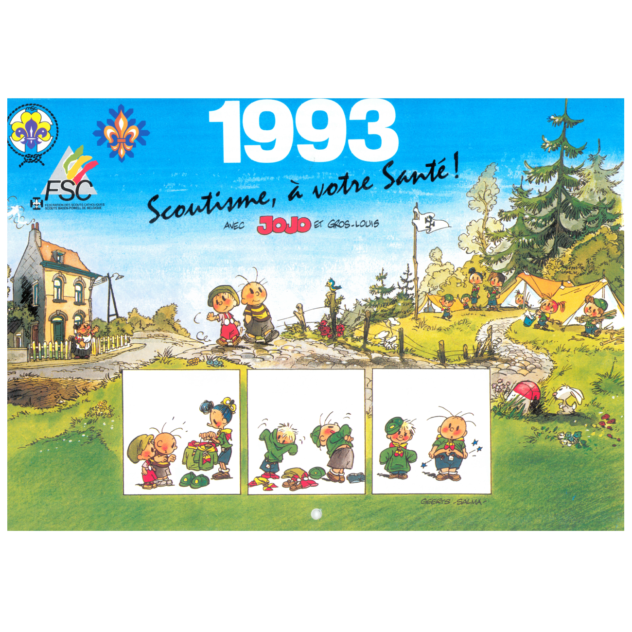 Calendrier scout 1993 [COLLECTOR]
