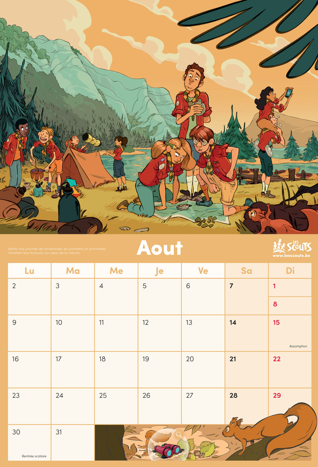 Calendrier scout 2027