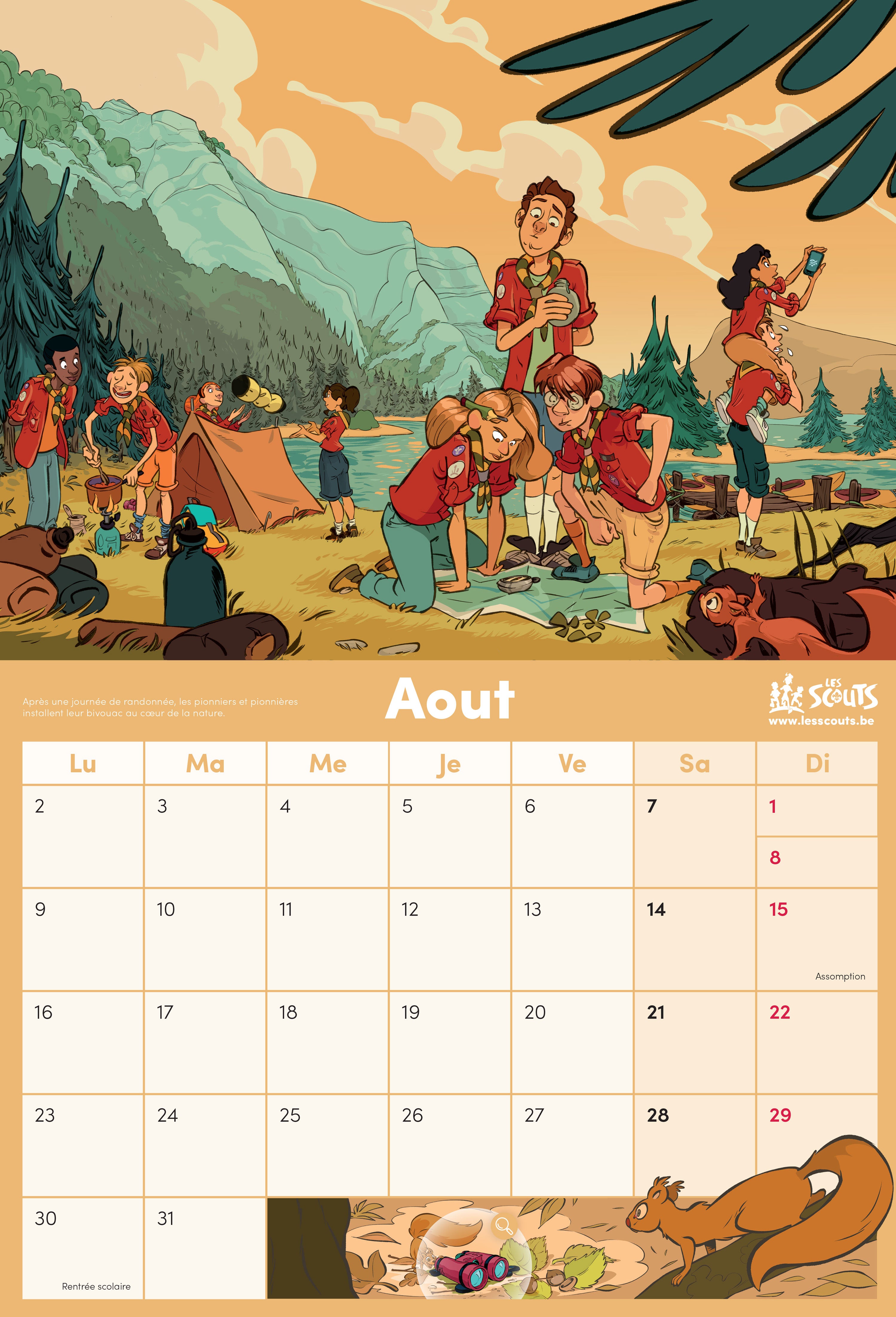 Calendrier scout 2027