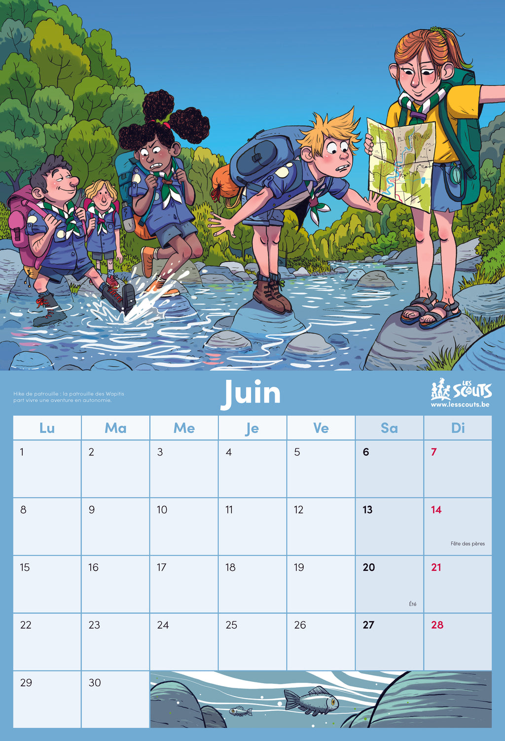 Calendrier scout 2026