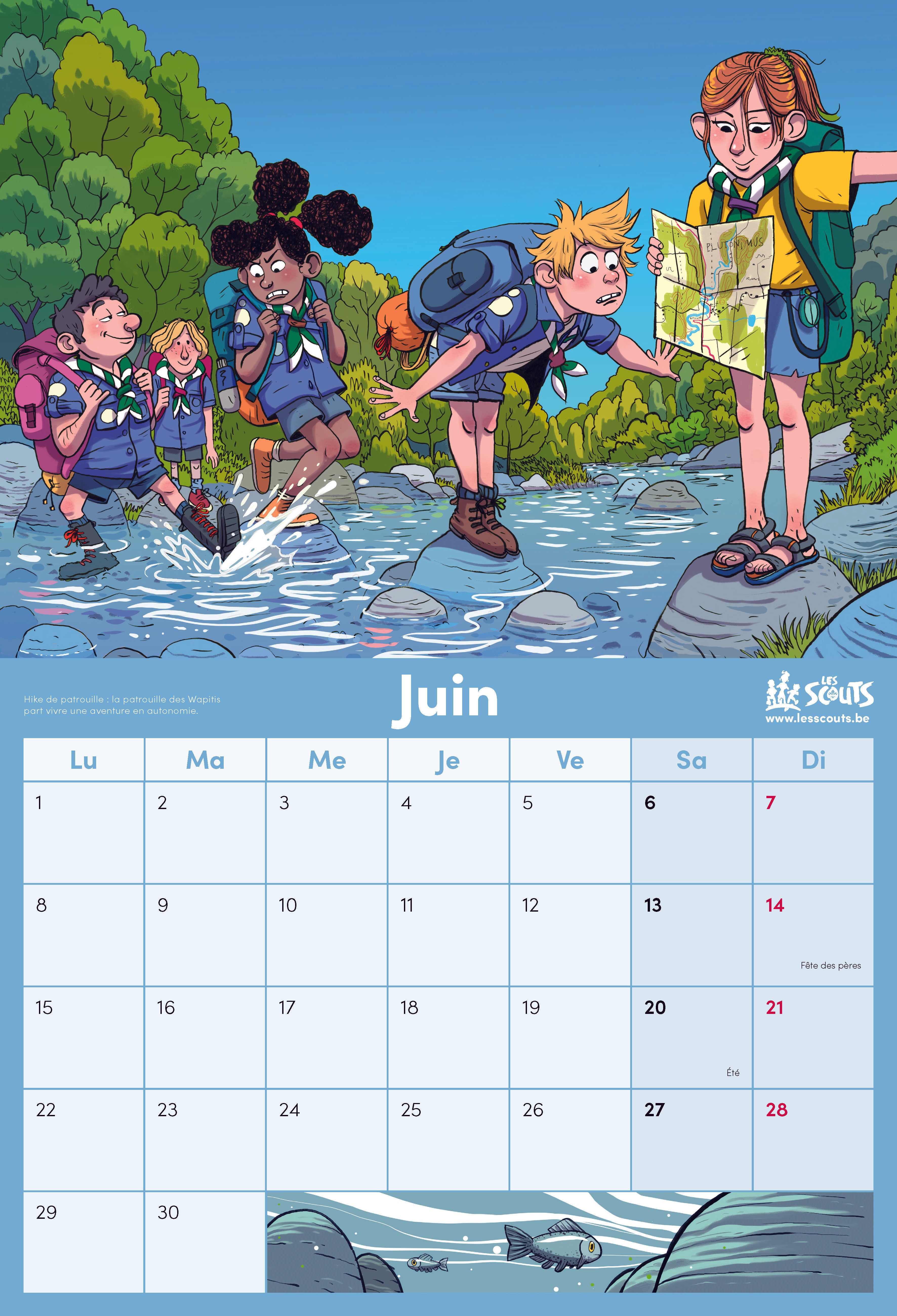 Calendrier scout 2026